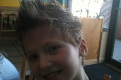 girl with boys haircut