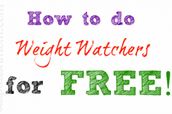 how to do weight watchers for free