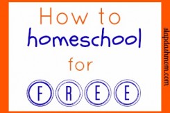 how to homeschool for free