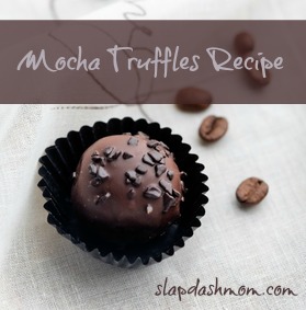 mocha truffles recipe
