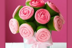 cupcake rose bouquet