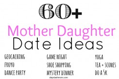 Mother Daughter Date Ideas