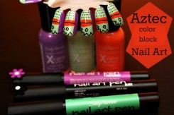 Aztec Inspired Nails #IHeartMyNailArt