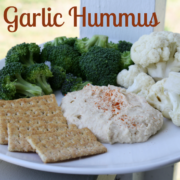 easy garlic pepper hummus recipe