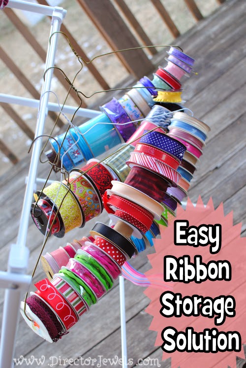 easy ribbon organization