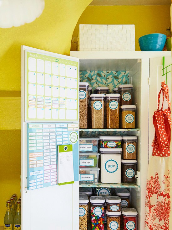 pantry organization labels