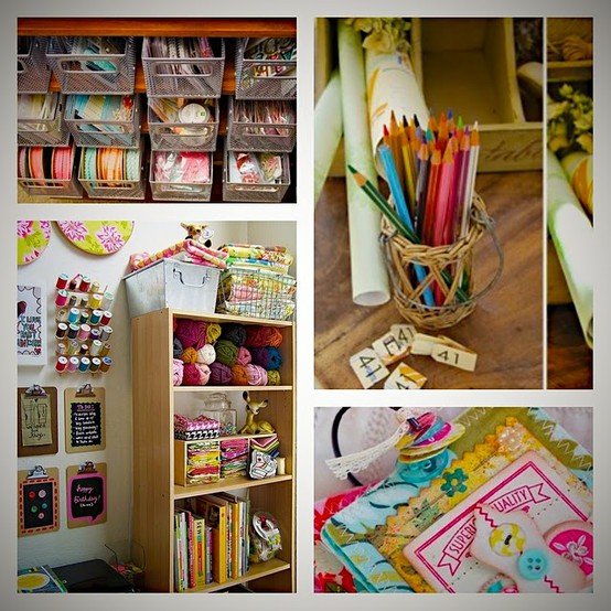 how to organize your craft room