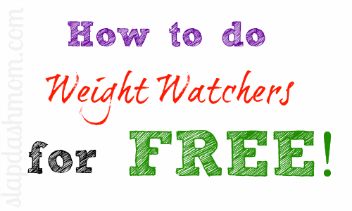 how to do weight watchers for free