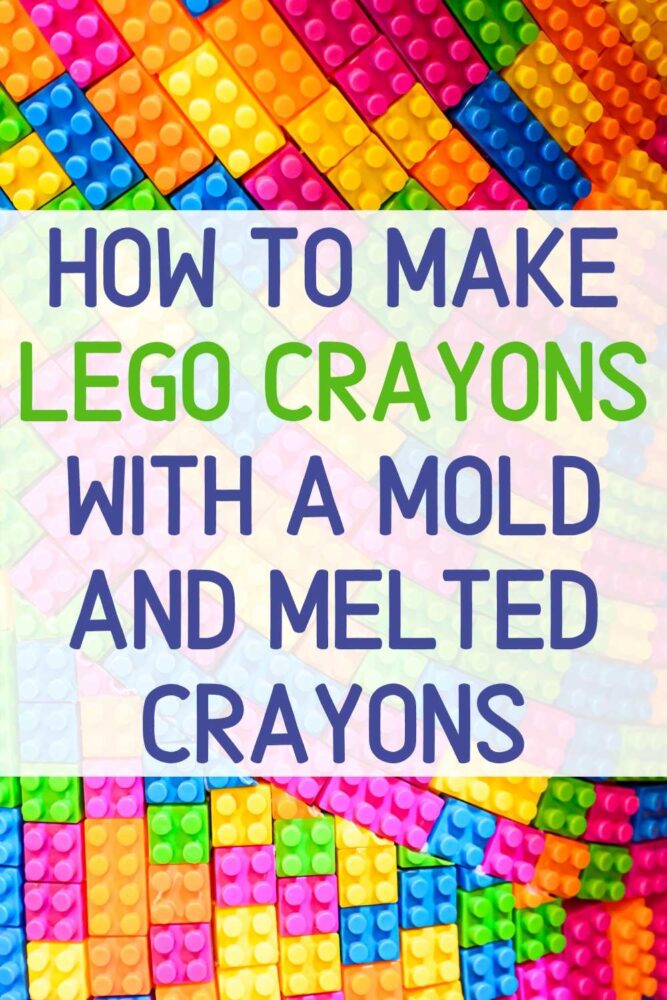 These DIY Lego Crayons will be a hit for your lego lover! Learn how to make lego crayons in just a few easy steps! You can use new crayons, but obviously if you have a ton of broken crayons those would be best! 