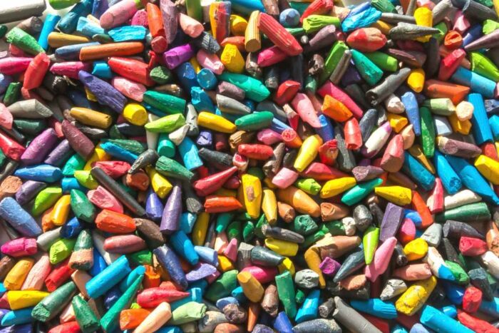 broken crayons for legos