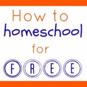 how to homeschool for free