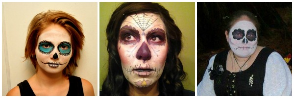 Sugar Skull Halloween Makeup