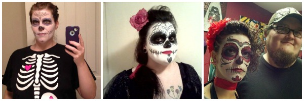 sugar skull makeup