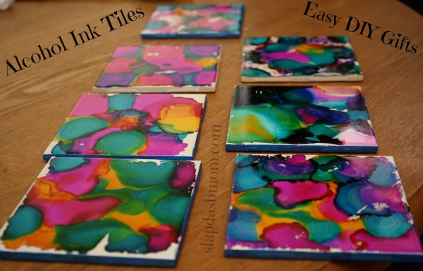 DIY Alcohol Ink Coasters {Tutorial}