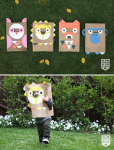 DIY Paper Bag Halloween Costumes