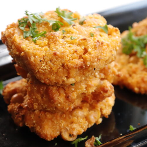 Buffalo Quinoa Fritters Recipe