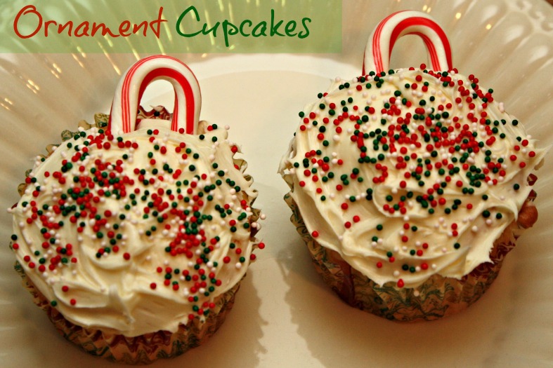 Ornament Cupcakes #Recipe