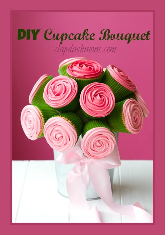 DIY Cupcake Rose Bouquet