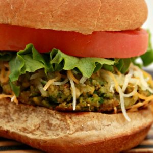 Spinach and Chickpea Veggie Burger Recipe