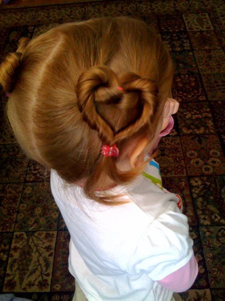 Valentine's Day Hairstyles for Kids
