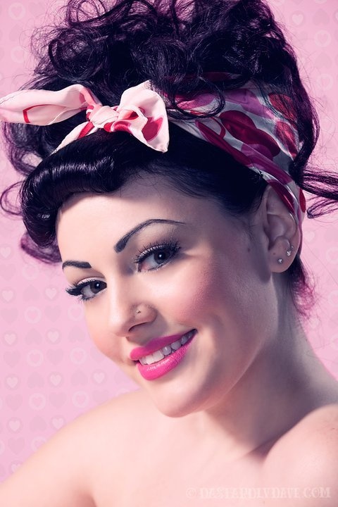 pin up valentines day look