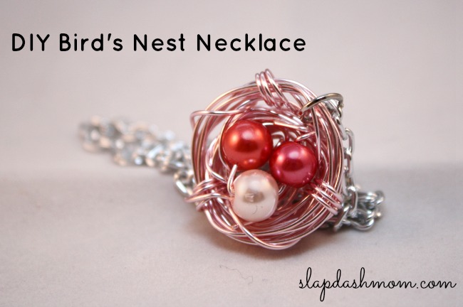 DIY Bird Nest Necklace