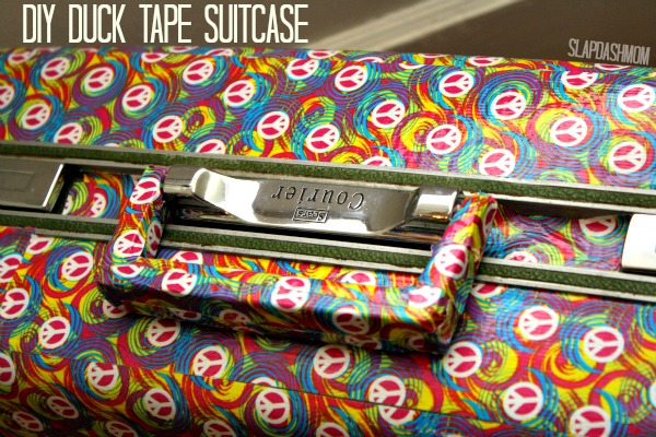 How to Make Suitcase Gift Wrap with Duck Tape - Morena's Corner