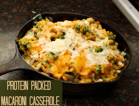 Protein Packed Macaroni Casserole