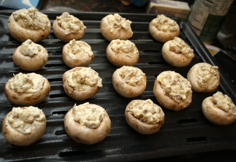 Feta Stuffed Mushrooms Recipe