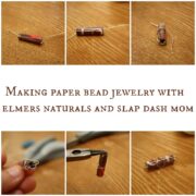 Paper Bead Earrings Tutorial