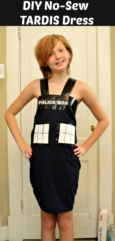 DIY Tardis dress tutorial