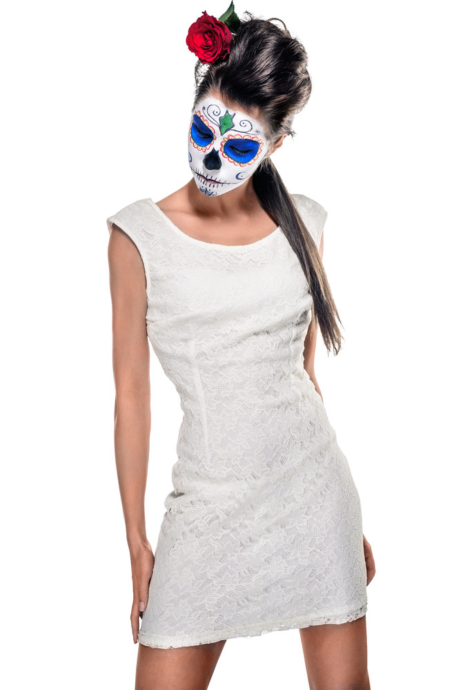 dead bride sugar skull