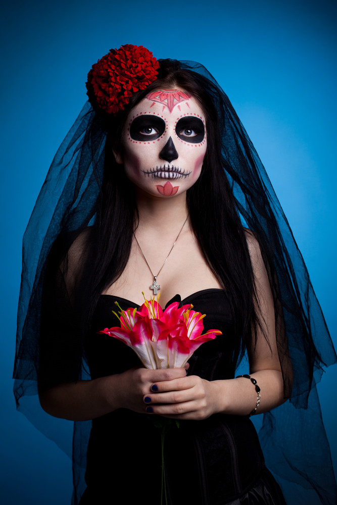 Sugar Skull Halloween Makeup