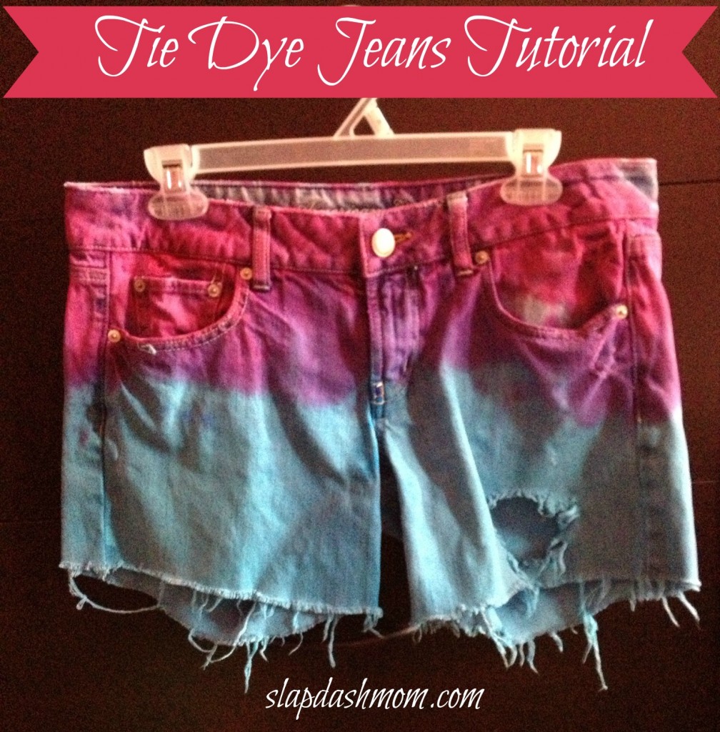 Tie Dye Jeans Tutorial