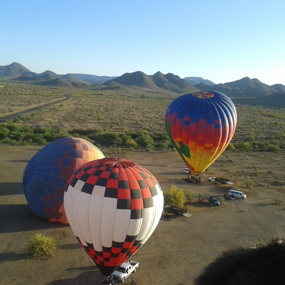 hot air balloon ride