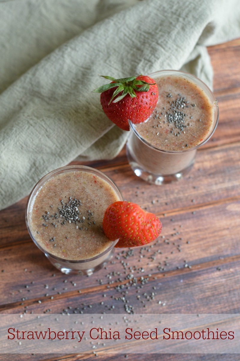 Strawberry Chia Seed Smoothie Slap Dash Mom