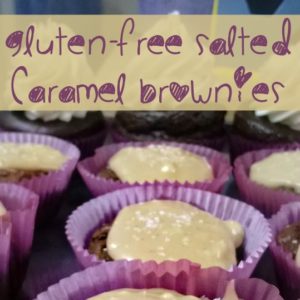 Gluten Free Salted Caramel Brownies