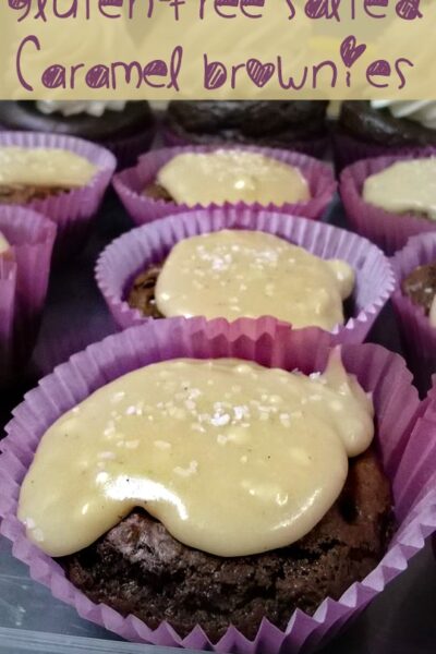 Gluten Free Salted Caramel Brownies
