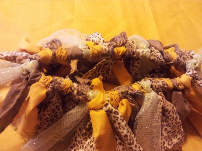 DIY Fabric Tutu Lion Costume