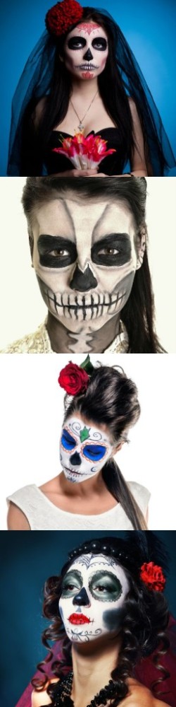 easy Sugar Skull Makeup Ideas