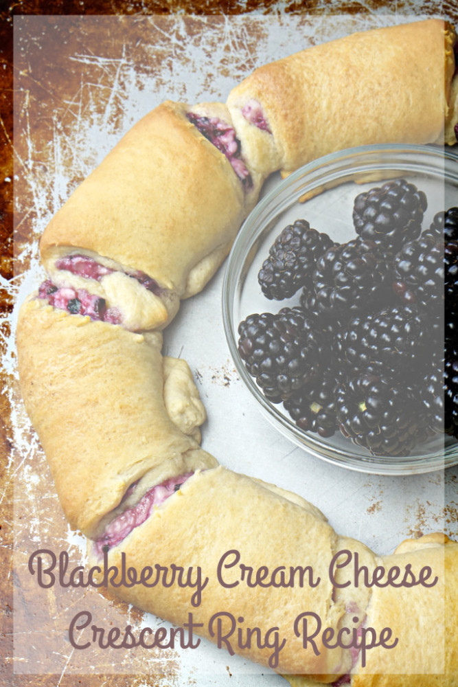 Blackberry Cream Cheese Crescent Ring Recipe ... wow!