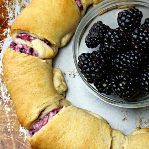 Blackberry Cream Cheese Pastry