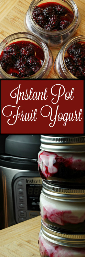 split pot of Yoo fruity thing creamy yogurt with delicious