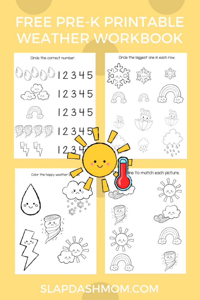 Free Preschool Weather Activity Book