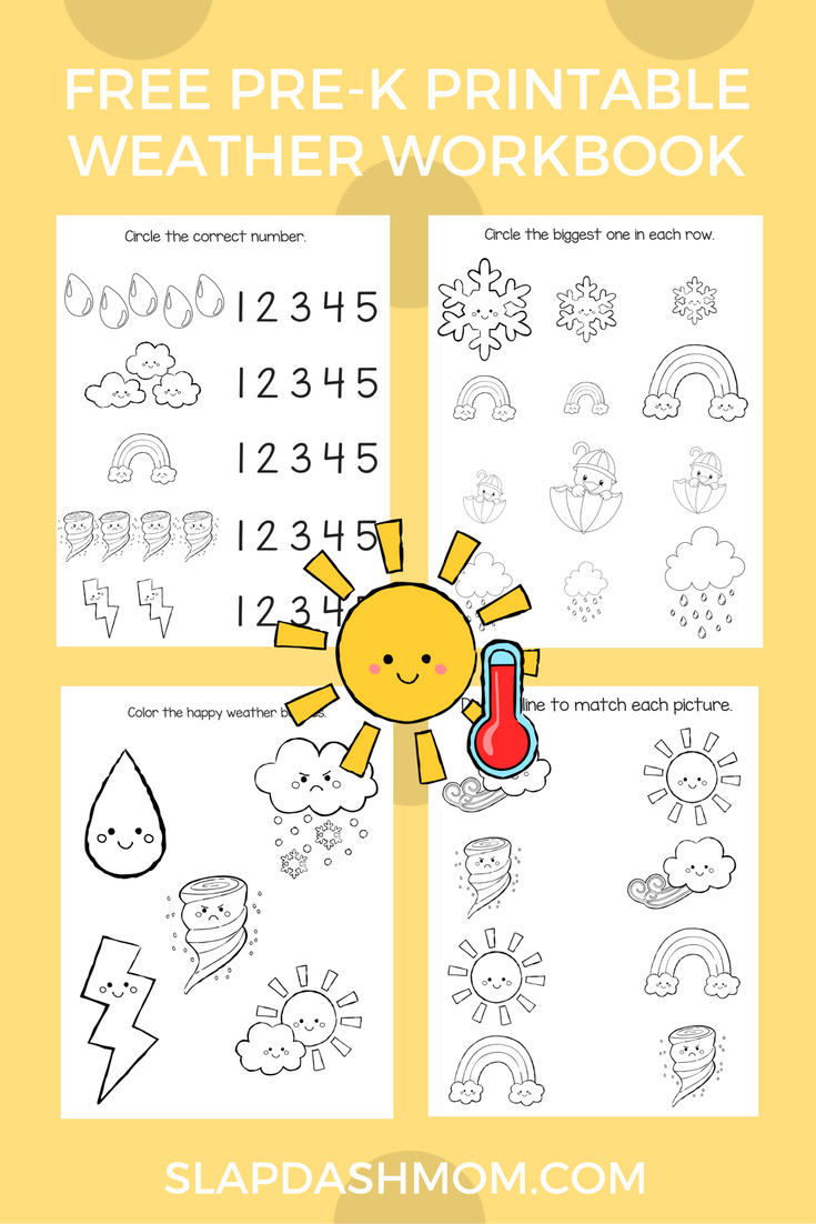 Free Preschool Weather Activity Book