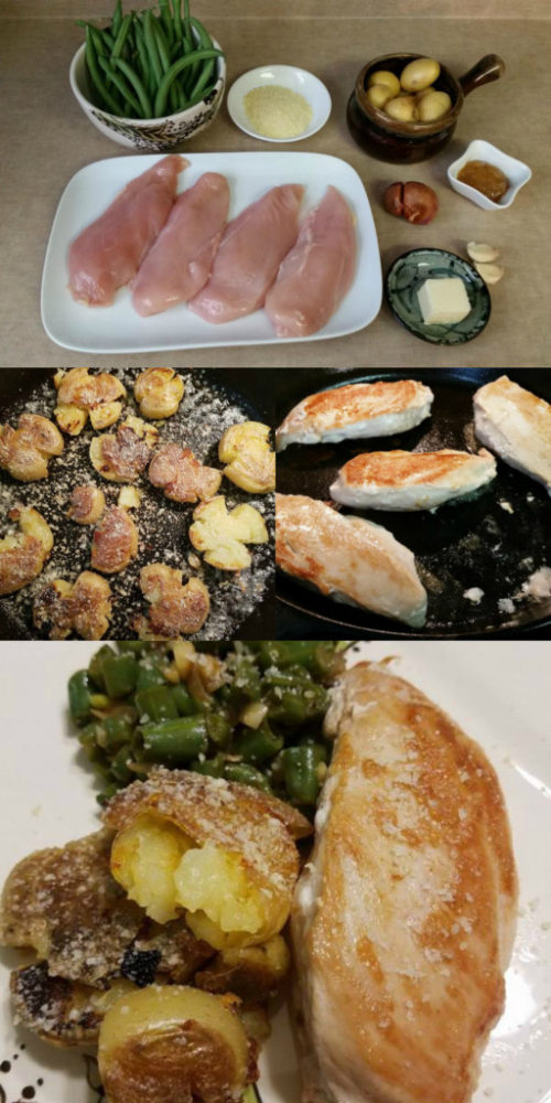 blue apron chicken dinner