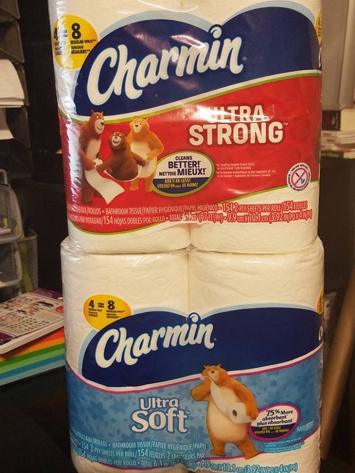 charmin ultra soft vs ultra strong