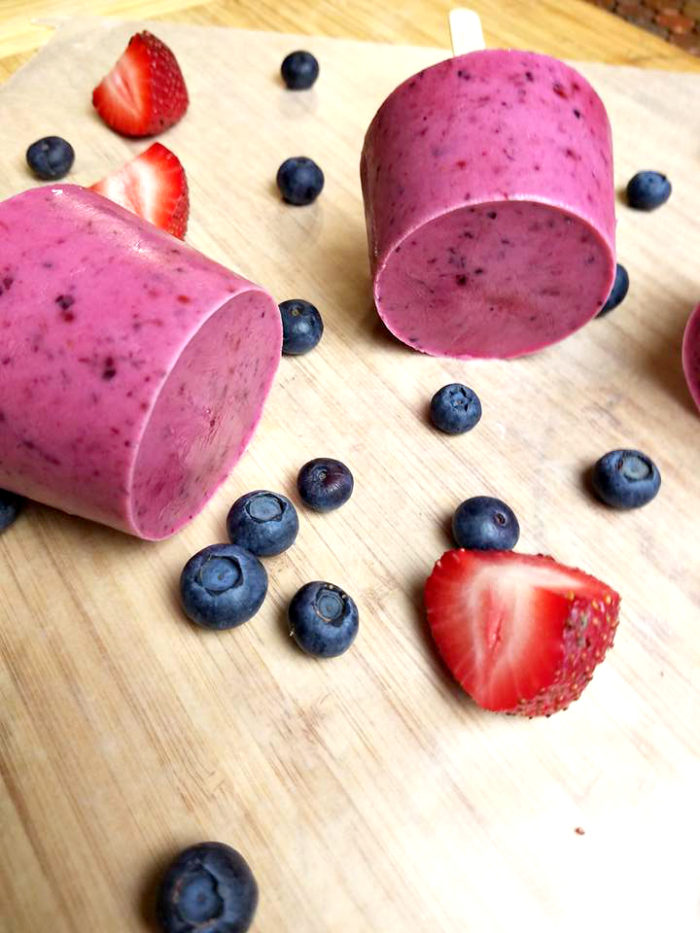 Easy Yogurt Fruit Pops + Dannon nonGMO yogurt