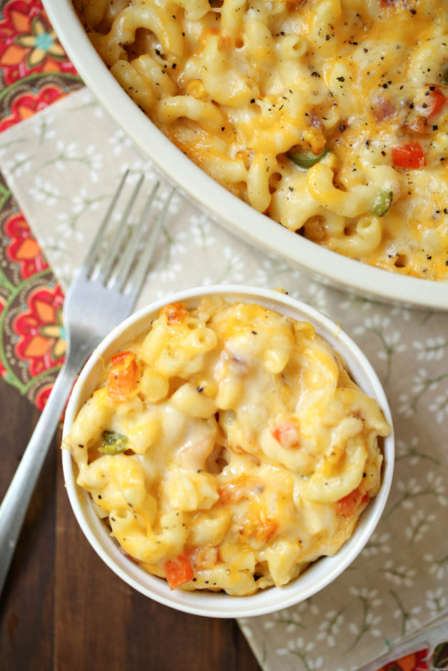 Veggie Loaded Mac and Cheese Weight Watchers Friendly Slap Dash Mom