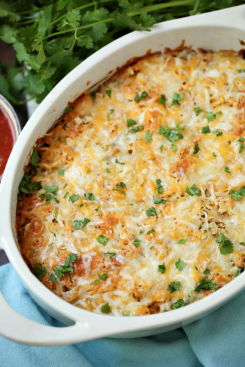 WeightWatchers Friendly Chicken Taco Casserole - Slap Dash Mom